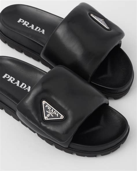 prada slide|prada platform slides.